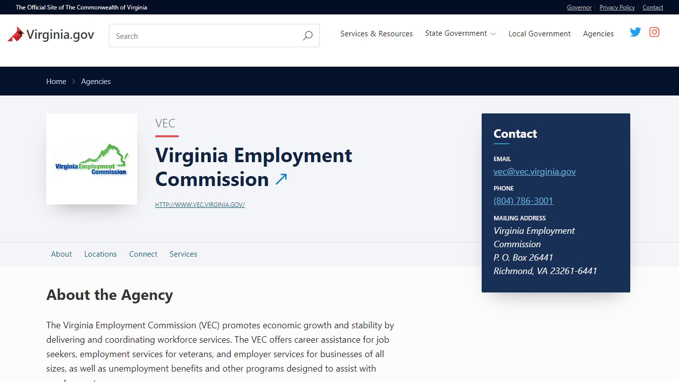 Virginia Employment Commission | Virginia.gov